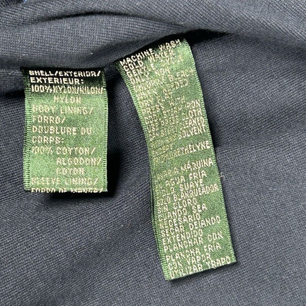 Ralph Lauren Naval Supply Company Womens M Rain Jacket Blue Lightweight Zip Snap - Picture 6 of 12